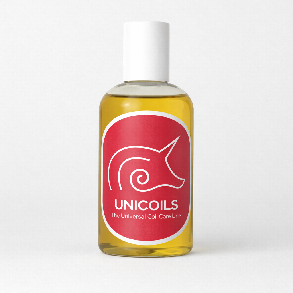 Bottle of Unicoils oil 